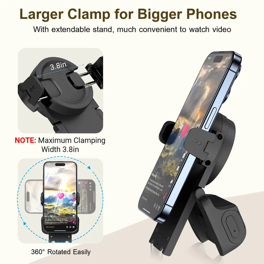 PUTARE Remote Control for Tiktok Scrolling with Phone Stand, Wireless Page Turner, Selfie Camera Shutter Video Recording for Ios Android, Cellphone Selfie Accessory Summerwins