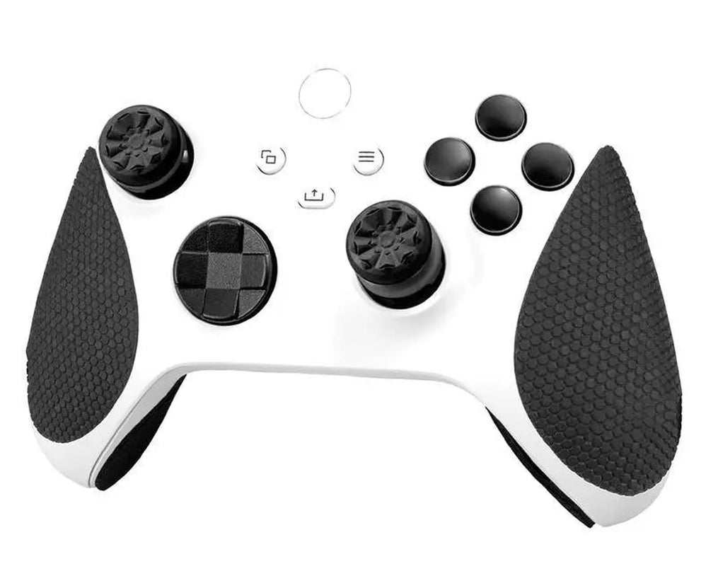 Gaming Grips with Thumbsticks, Thumbsticks Grips for PS4/PS5, XBOX, Professional Thumb Grips Joystick Cap Analog Stick Cover,Thumbsticks - 1 High-Rise & 1 Mid-Rise PS5/4